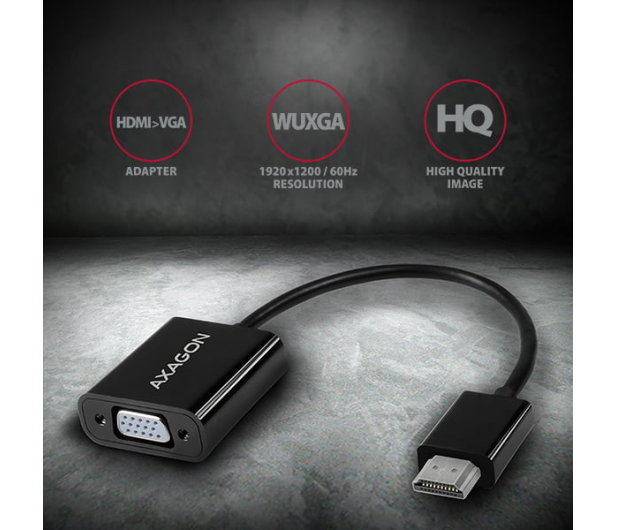 Axagon RVH-VGN, HDMI - VGA adapter, FullHD, 1920*1200 - 1353451 - zdjęcie 5